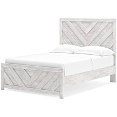 Whitewash / Bed / Full, view 4; only selected pieces included; mattress bedding and accessories excluded - 50