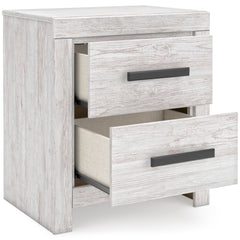 Whitewash / Bed + Nightstand / Twin, view 3; only selected pieces included; mattress bedding and accessories excluded - 7
