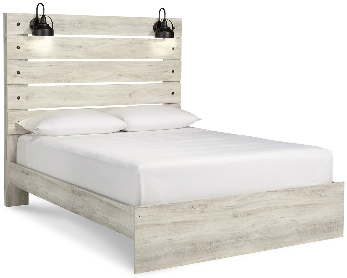 Whitewash / Bed / Queen, product view 21; only the selected configuration is included; mattresses, bedding and accessories excluded