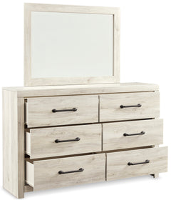 Whitewash / Dresser + Mirror, product view 3; only the selected configuration is included; mattresses, bedding and accessories excluded - 3