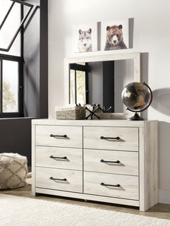 Whitewash / Dresser + Mirror, product view 4; only the selected configuration is included; mattresses, bedding and accessories excluded - 4
