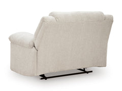 Winter Performance Fabric Reclining Seating, wide recliner chair back view - 13