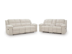 Winter Performance Fabric Reclining Seating, sofa and console loveseat set - 17