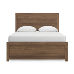 Auburn Panel Bed Queen, view 2; selected furniture only; mattress foundation bedding and accessories excluded - 2