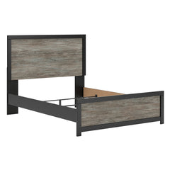 Black/Gray 5pc Set with Panel Bed Queen, view 1; selected furniture only; mattress foundation bedding and accessories excluded - 41
