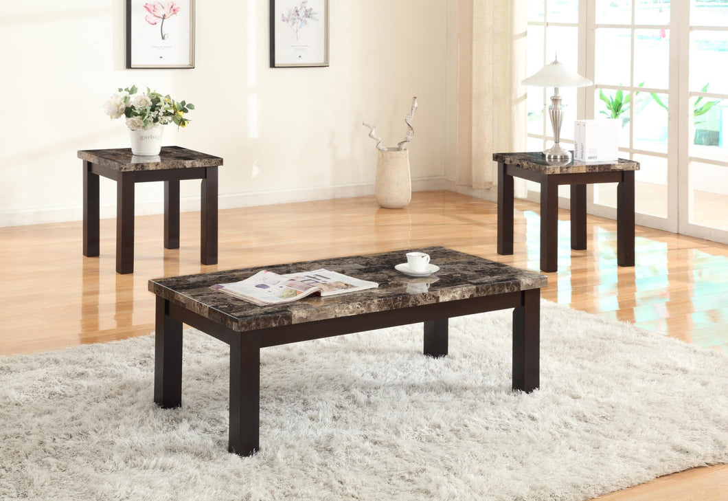 3321  3PC FAUX MARBLE SET