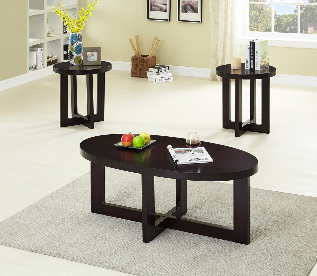 3361 3PC COFFEE END TABLE SET