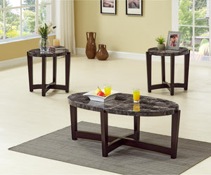 3362 3PC COFFEE END TABLE SET