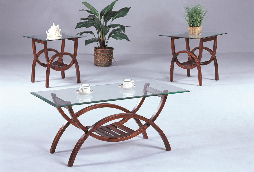 3364 3PC COFFEE AND END TABLE SET