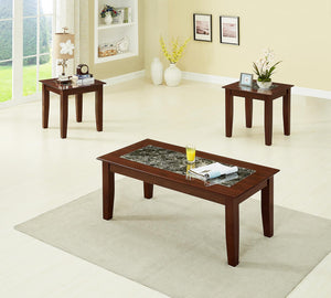 3391  3PC MARBLE CAPPUCCINO COFFEE SET