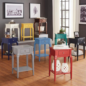 3833 SIDE END TABLE WITH SHELF