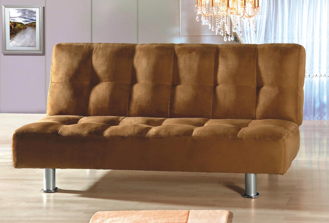 4415D  DARK BROWN CLIK-CLAK FUTON SOFA