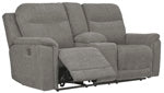 Mouttrie Power Reclining Loveseat with Console