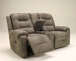Rotation Power Reclining Loveseat with Console