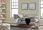 Trentlore Twin Metal Day Bed with Platform