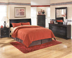 Huey Vineyard Queen Sleigh Headboard