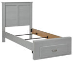 Arcella Twin Storage Footboard