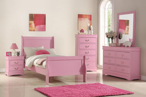 B291 PINK LOUIS PHILIPPE BEDROOM
