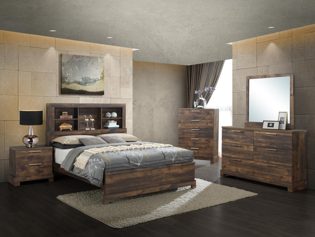 B438 BEDROOM SET WITH BOOKCASE