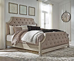 Falkhurst Queen Upholstered Panel Headboard