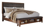 Ralene King Upholstered Rails