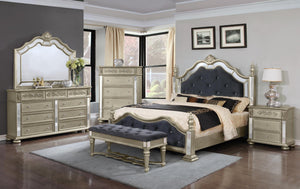 B878 GOLD ROYAL BEDROOM SET
