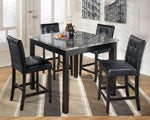Maysville Counter Height Dining Room Table and Bar Stools (Set of 5)