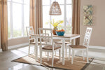 Brovada Dining Room Table and Chairs (Set of 5)