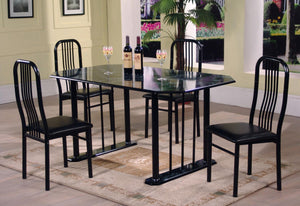 D3813 5PC 36X60 MARBLE TOP DINETTE