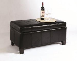 O352 PU STORAGE OTTOMAN