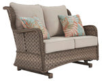 Clear Ridge Glider Loveseat with Cushion