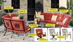 Burnella Lounge Seat Cushion