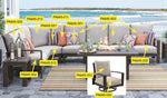 Cordova Reef Corner Seat Cushion