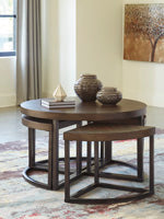Johurst Coffee Table with Stools (Set of 5)