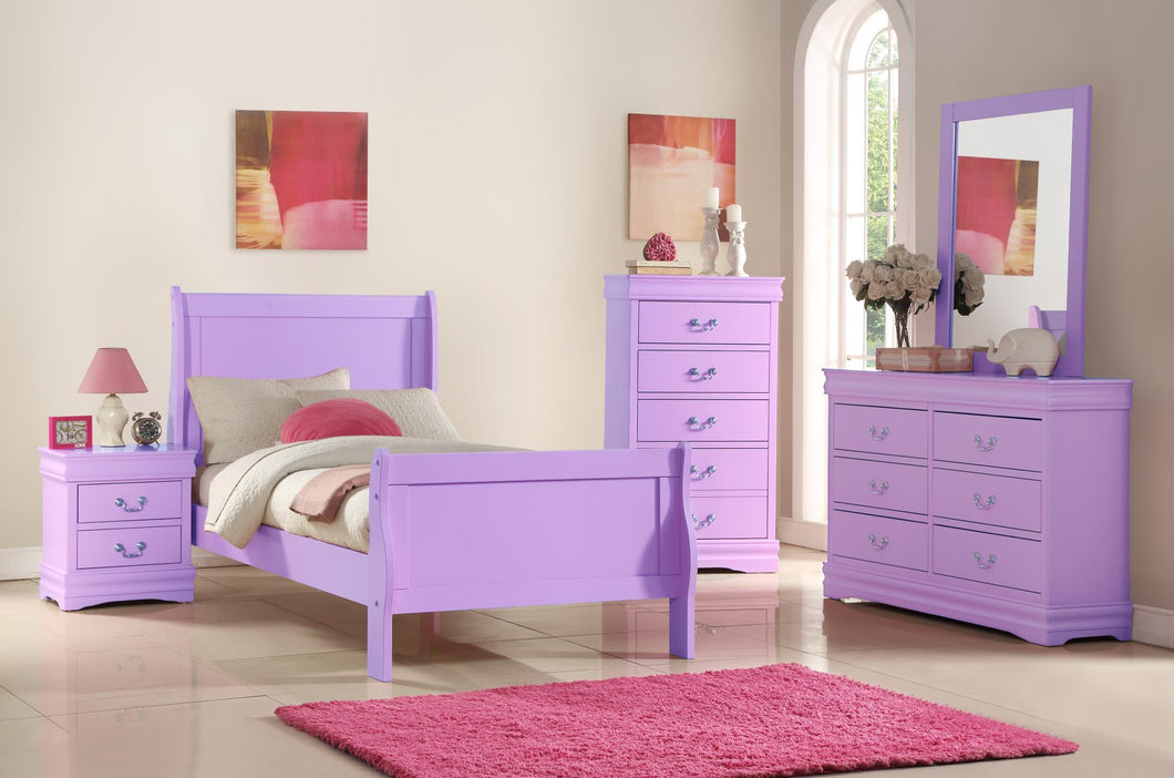 B292 LILAC LOUIS PHILIPPE BEDROOM